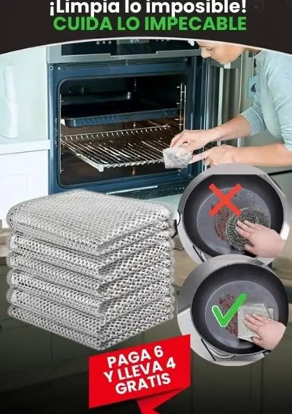 Paños de Micro-Fibra Metálica